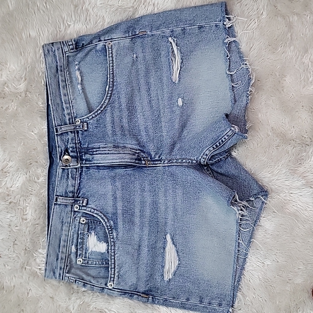 Rag & Bone Raw Hem Distressed Shorts